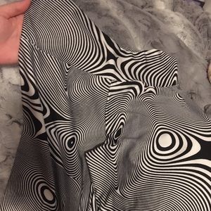 *SOLD* Trippy print flare bell bottoms